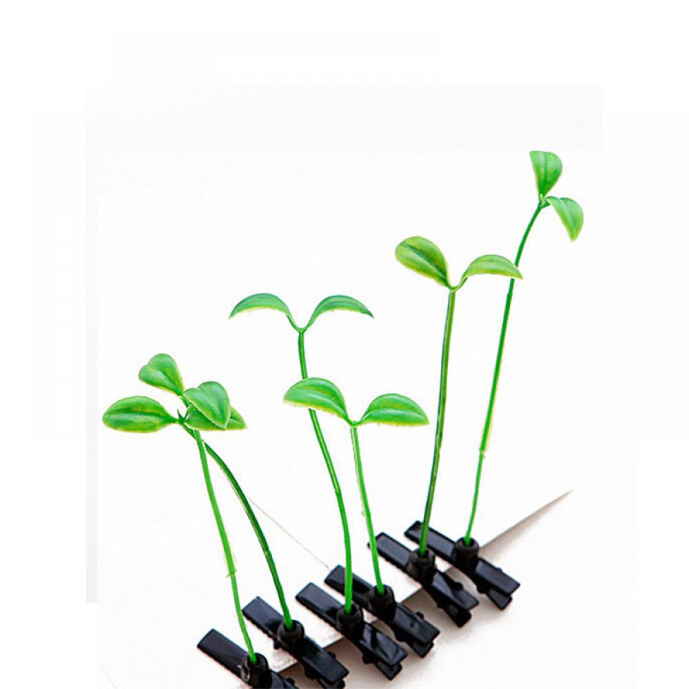 Set 4 kẹp tóc hình cây mầm xinh xắn