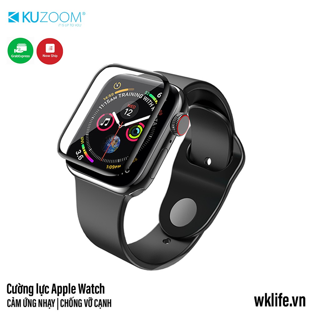 Kính cường lực apple watch Nano Bóng Trong Suốt Series 1 2 3 4 5 6 đủ size 38 40 42 44mm chống trầy xước bảo vệ màn hình