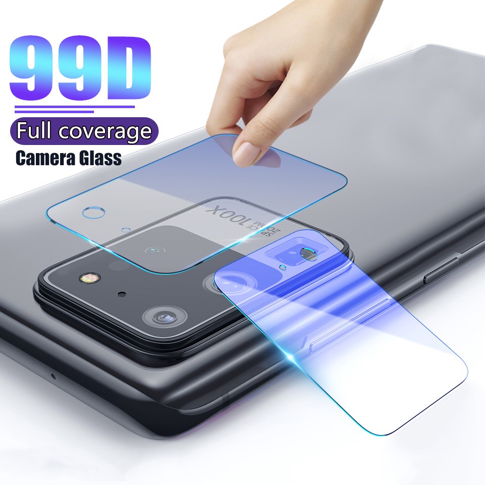 Kính cường lực bảo vệ ống kính máy ảnh cho Samsung ss Galaxy S20 Ultra S20+ S10 S10E S9 S8 S7 Edge Note 10 10+ 9 8 Plus Lite Pro