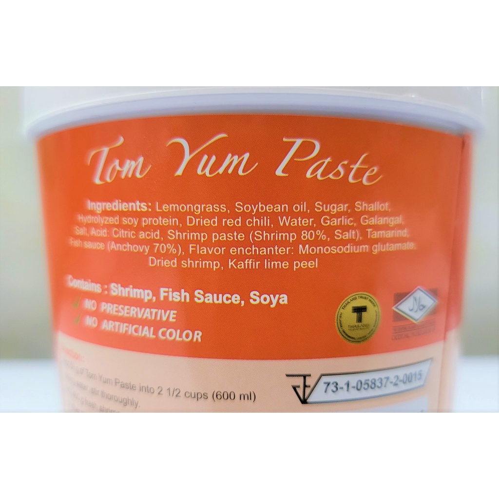 [Hộp 400g - TOM YUM] GIA VỊ LẨU THÁI [Thailand] MAE PLOY Paste (halal)