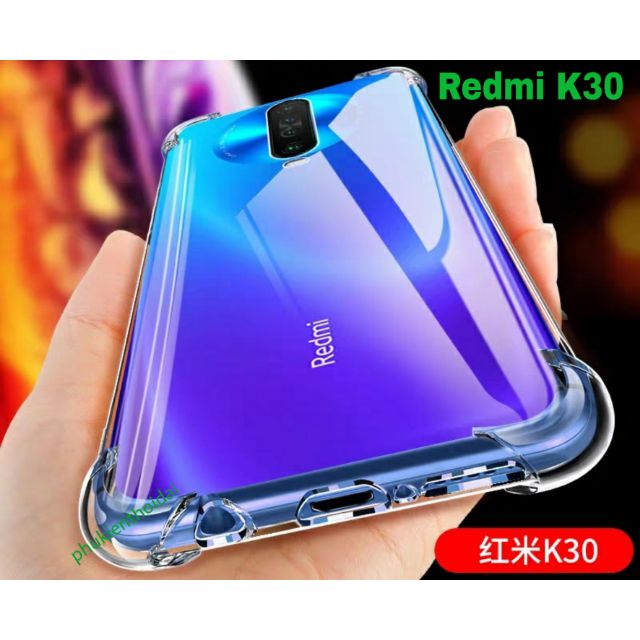 Ốp lưng Redmi K30 / K30 5G / K40 / K40 Gaming / K50 Gaming / K50 trong suốt Lồi 4 Góc hạn chế ố vàng siêu chống sốc