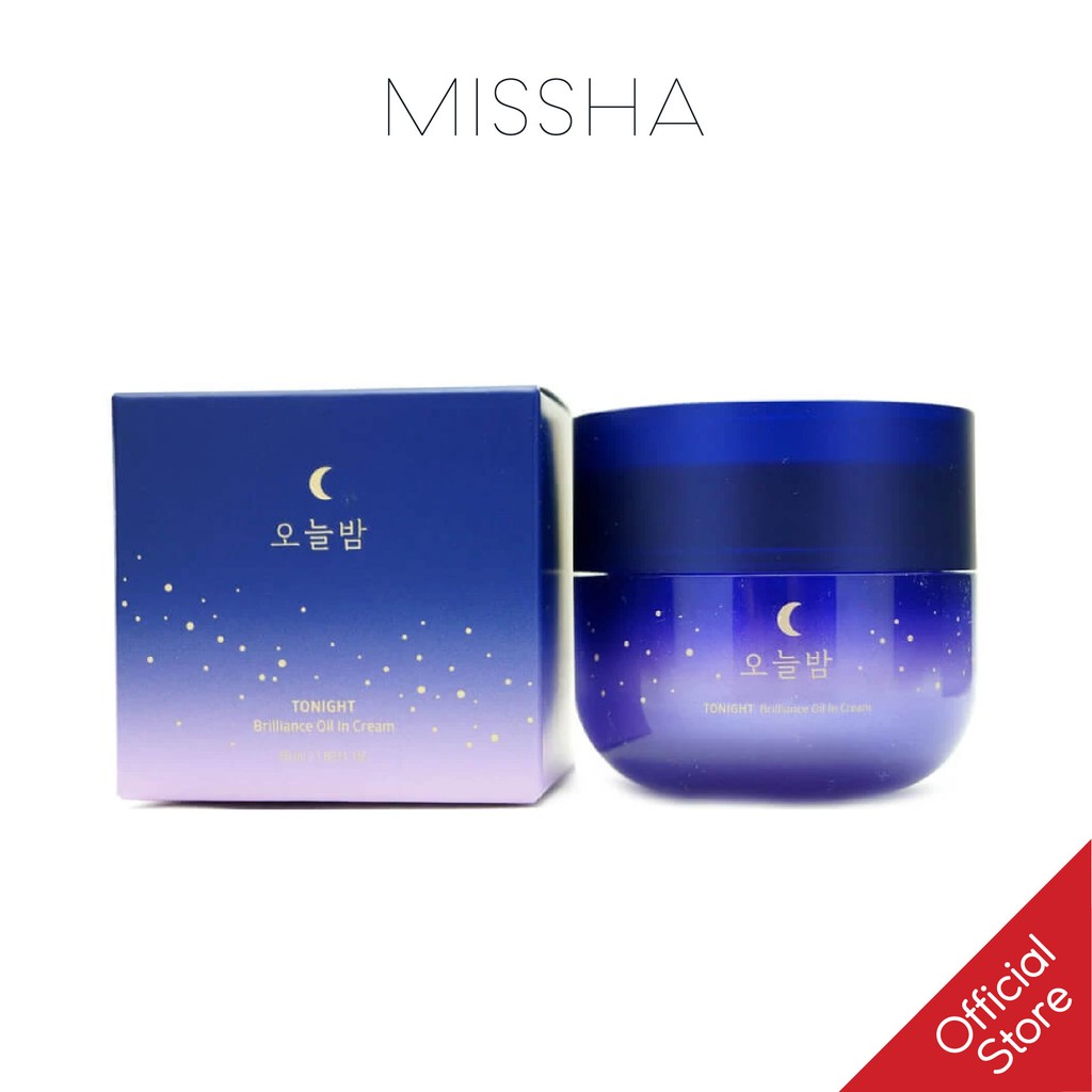 Kem Dưỡng Ẩm Làm Sáng Da Missha Tonight Brilliance Oil In Cream 50ml