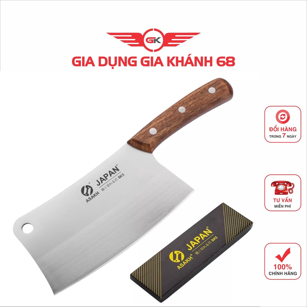 Bộ Dao Nhật Nhà Bếp Cao Cấp 6 Món Kèm Giá Đựng - Dao Nhật Dụng Cụ Nhà Bếp