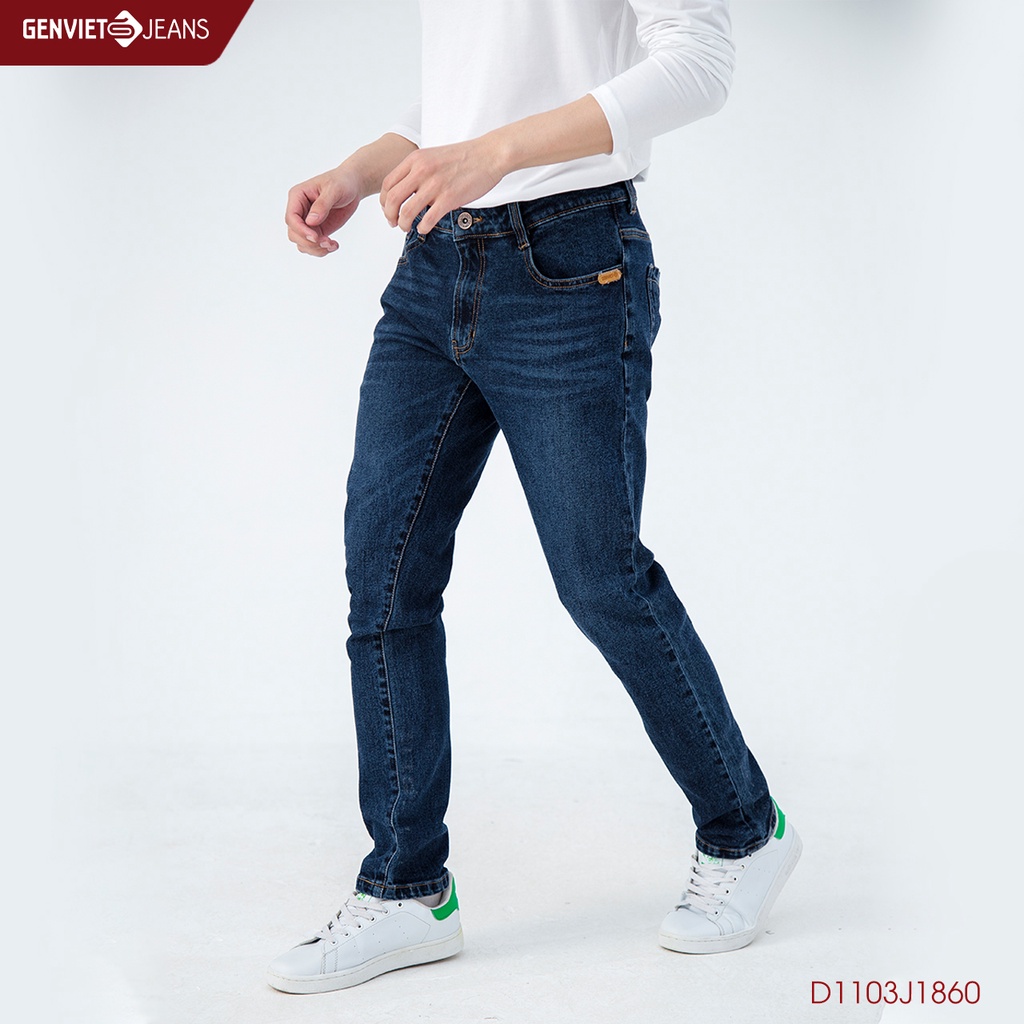Quần Dài Jeans Nam Col Cơ Bản Genviet D1103J1860
