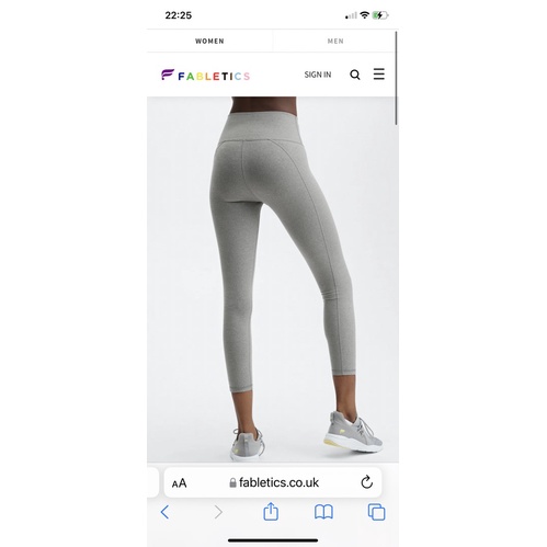 Quần Legging Fabletics 7/8 nâng mông dày dặn cạp cao