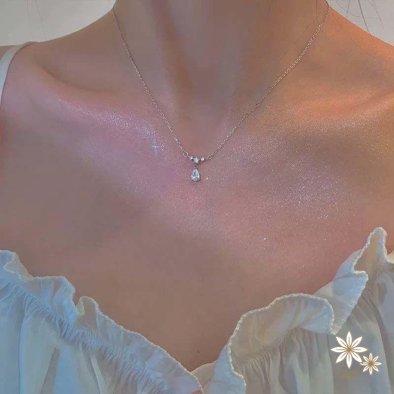 🌸Vòng cổ Hình Giọt Nước Phong Cách Hàn Quốc Thanh Lịch Dành Cho Nữ