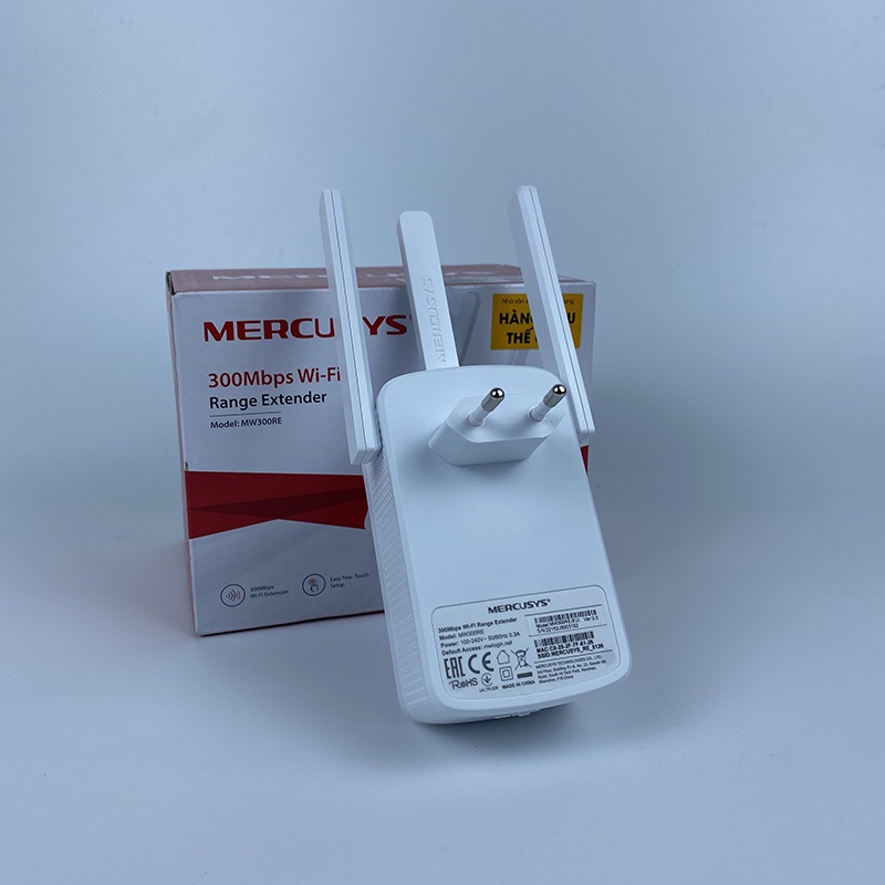 Kích sóng wifi MERCUSYS 2.4GHz 3 râu 300Mps LUVIBA TB01