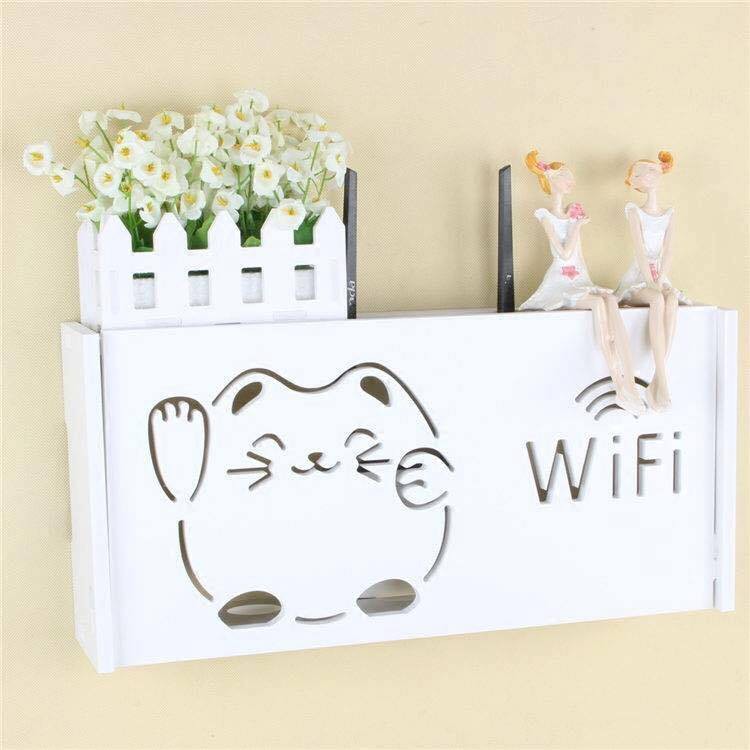 Kệ treo wifi hiện đại Mèo may mắn/ chữ Love IG345/IG346