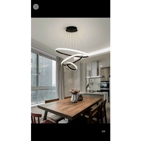 Đèn Thả 3 Vòng Hiện Đại Trang trí nội thất kích thước 20-40-60cm