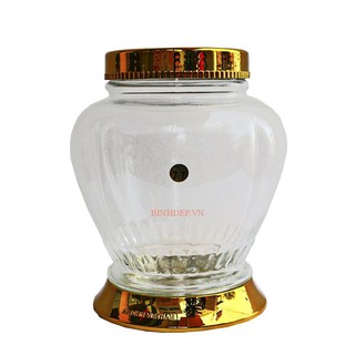 BÌNH NGÂM RƯỢU THỦY TINH 7.7 LÍT KHÔNG VÒI
