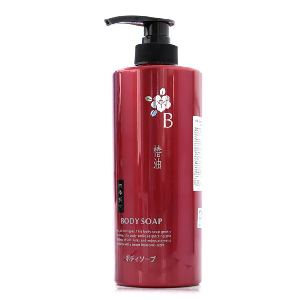 Sữa tắm hoa trà Tsubaki Kumano Yushi (Elsol products) 600ml - Hachi Hachi Japan Shop
