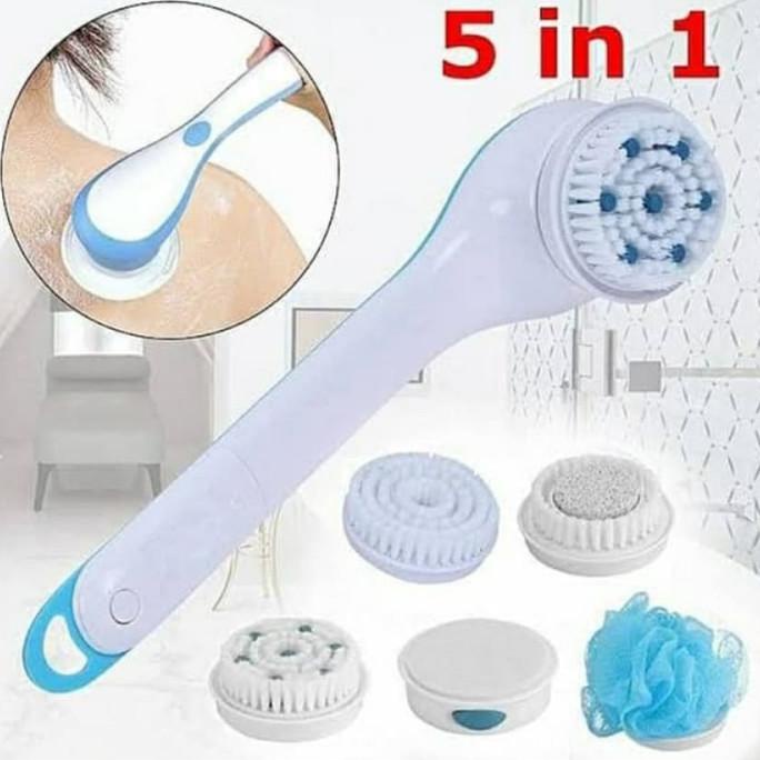 Bàn chải vệ sinh Spin & SPA 5 trong 1