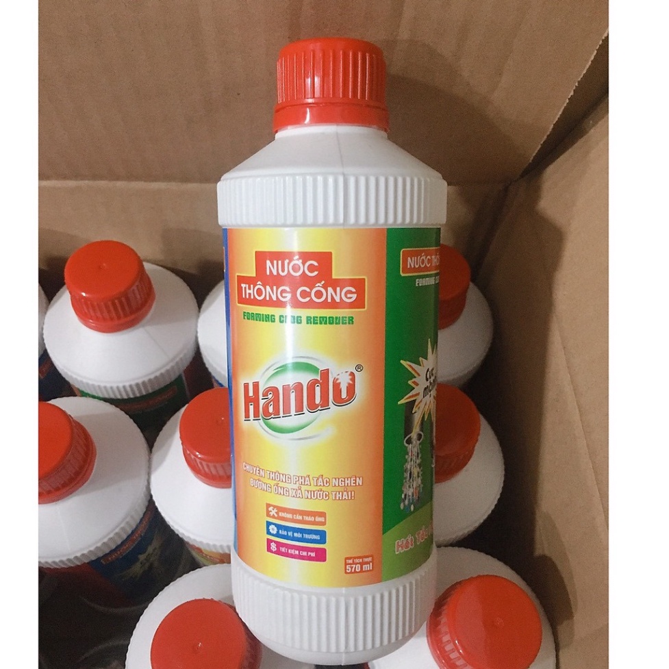 Nước thông cống cực mạnh Hando 570ml
