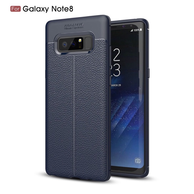 Samsung Note 8 ốp dẻo vân da chống sốc Autofocus