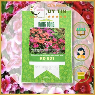 Hạt Giống Hoa Cẩm Chướng Kép Nhiều Màu Rado 831 (0,1gr)