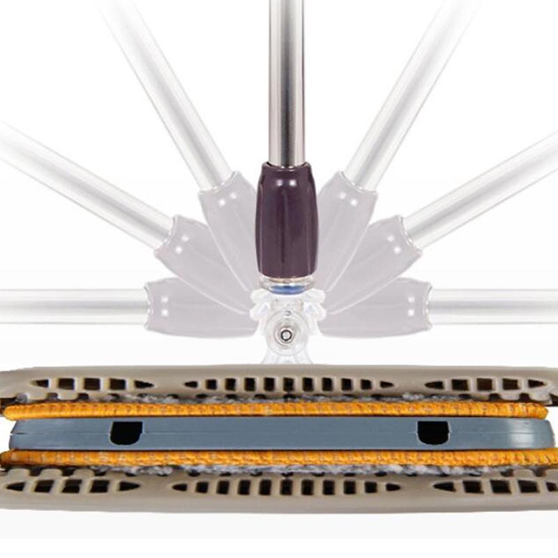 1 Tấm Vải Lau Sàn Bằng Sợi Nhỏ Thay Thế Cho Cây Lau Nhà Ướt Và Khô