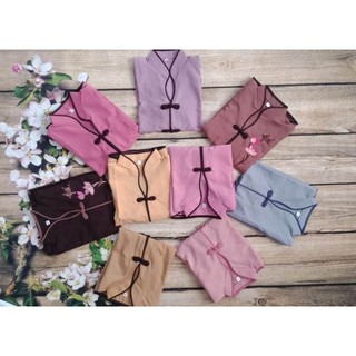 Set 2 bộ đồ lam đi chùa cho mẹ và bé
