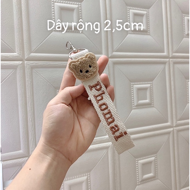 Nametag gấu thêu tên theo yêu cầu 🐻