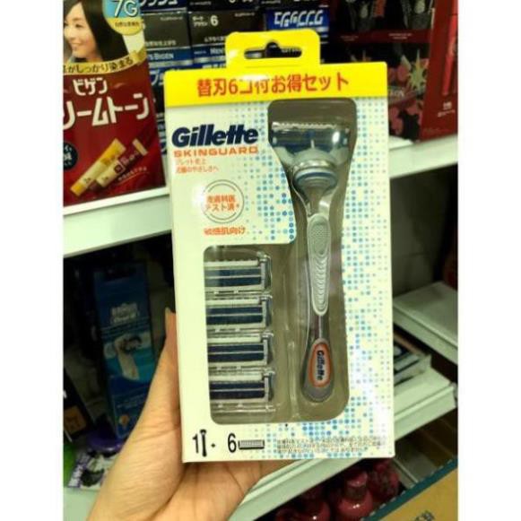 Bộ set Dao cạo râu Gillette Fusion Proglide 5+1 tặng 4 lưỡi thay thế Nhật bản (chạy pin tặng 3 lưỡi) shopnhatlulu