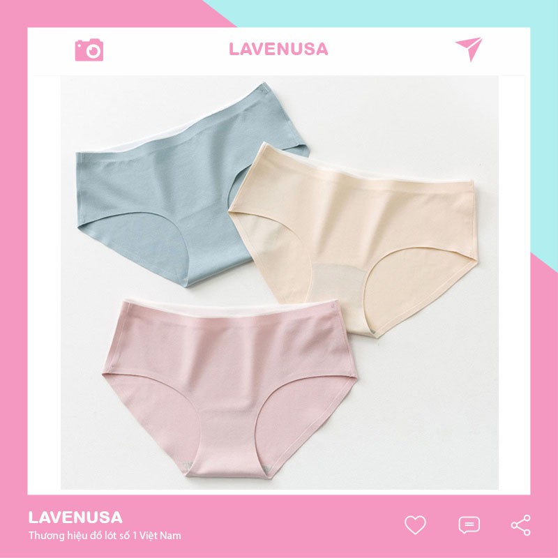 Quần lót nữ cotton cao cấp cạp ép không viền kháng khuẩn siêu đẹp QL09