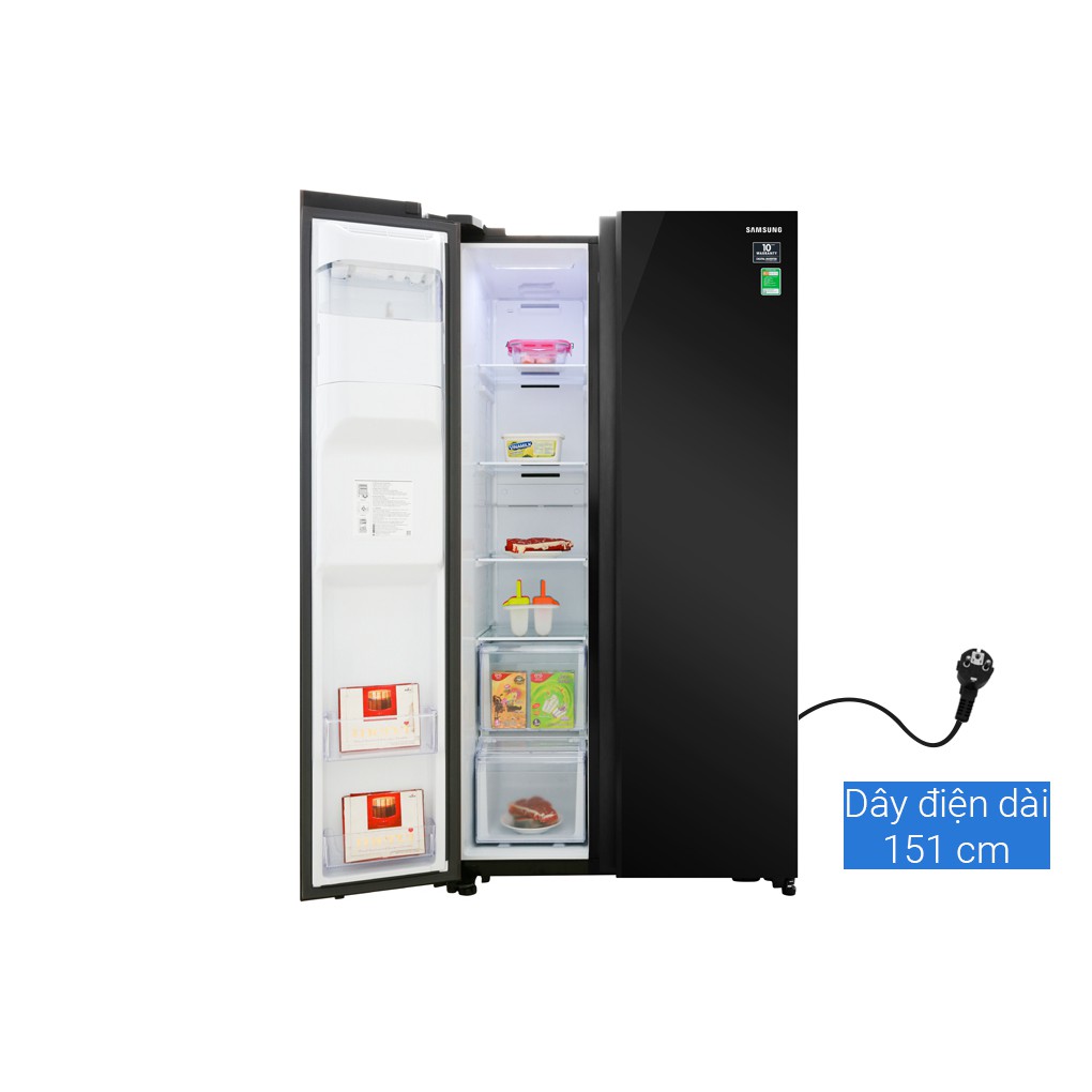 [Mã ELTECHZONE giảm 5% đơn 500K] Tủ lạnh Samsung side by side RS64R53012C/SV