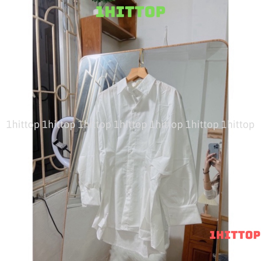 ÁO SƠ MI XIAOZING CHIẾT EO TÔN DÁNG ÁO SƠ MI TRẮNG SANg chảnh kaca 1hittop