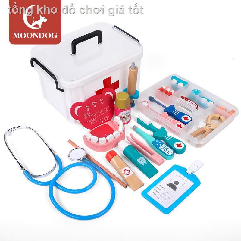 Nhà chơi trẻ em bác sĩ y tá bộ đồ bé trai gái ống nghe tế cho