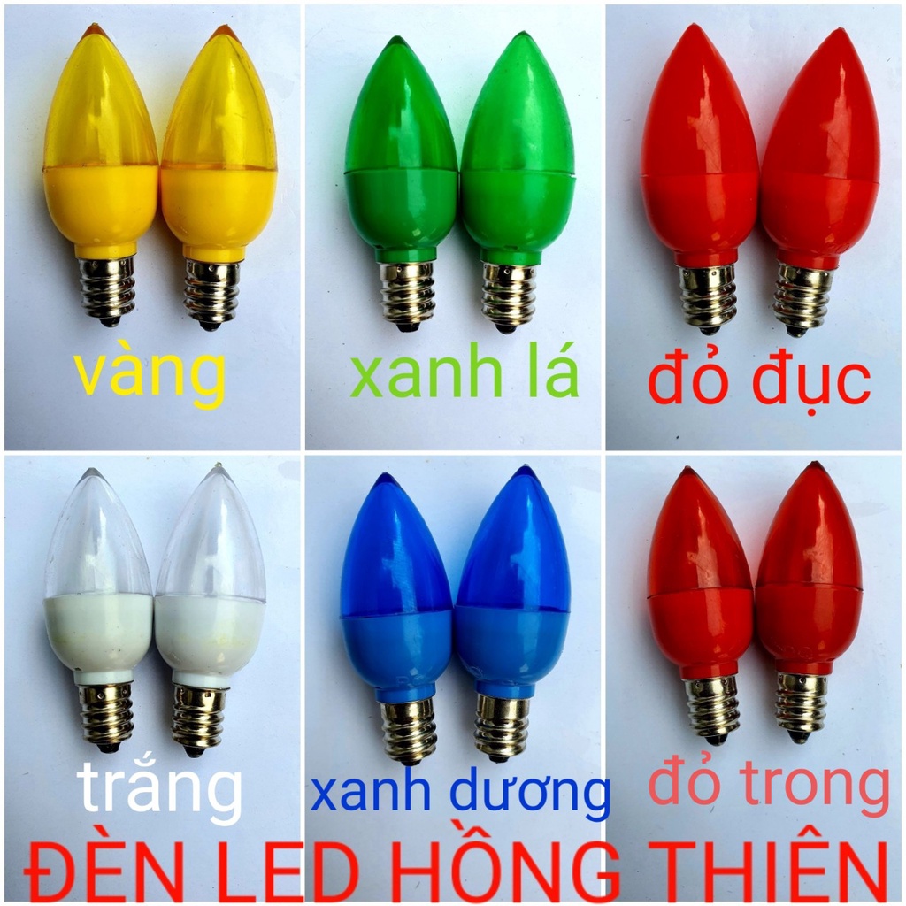 1 CẶP BÓNG LED TRÁI ỚT BÀN THỜ