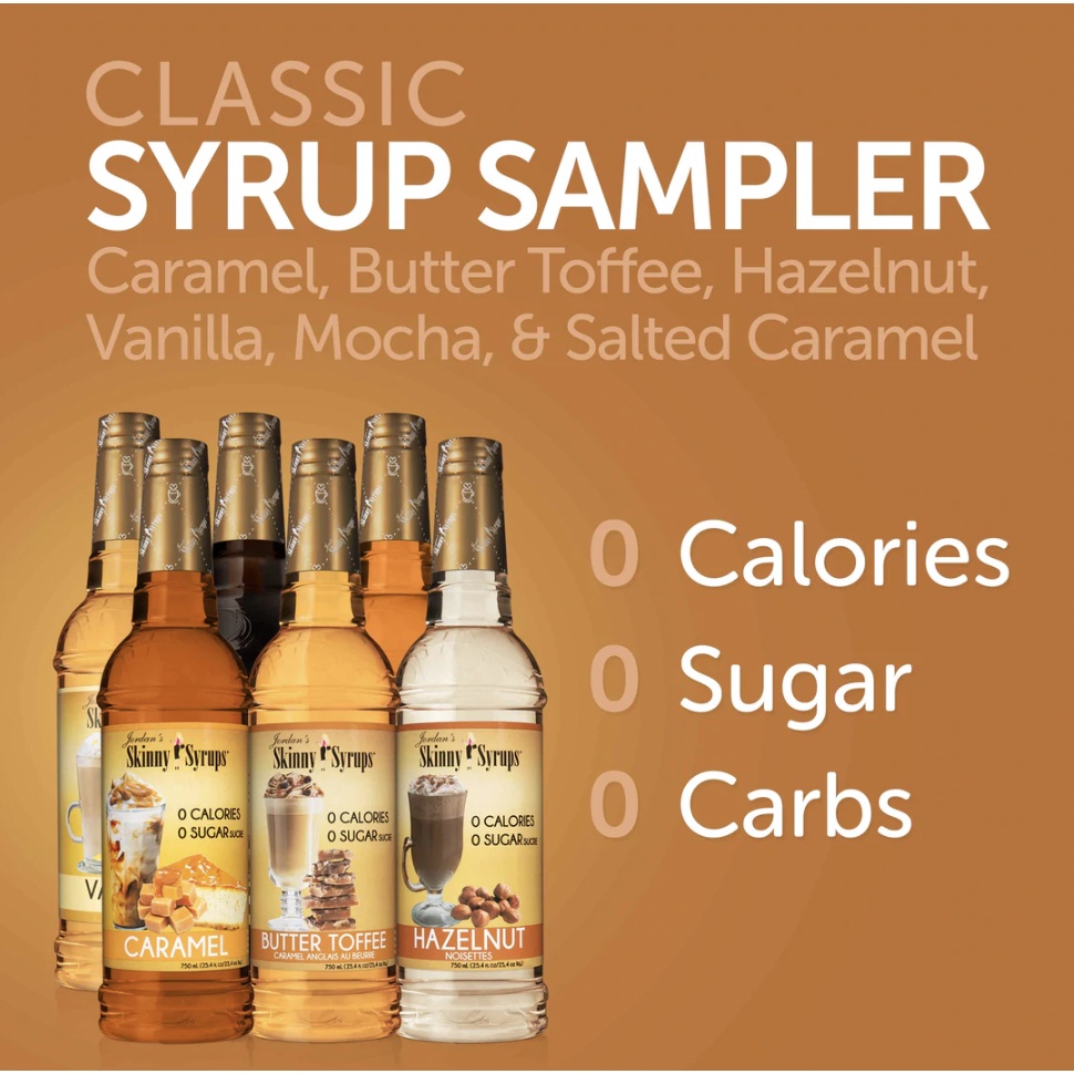 [Skinny Syrup] - Siro không đường không calories Skinny chai 750ml