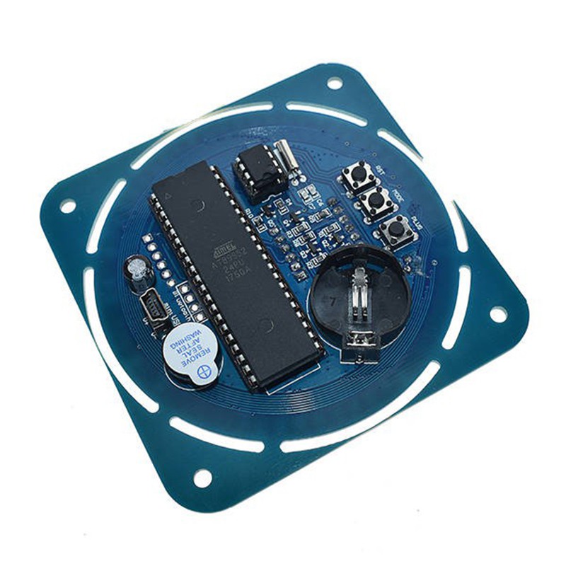 1 Đồng Hồ Điện Tử DS1302 Màn Hình LED Hiển Thị Nhiệt Độ Sáng Tạo