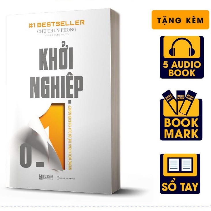 Kèm Quà Tặng Sách - BIZBOOKS - Khởi Nghiệp 0-1: Những Điều Không Thể Bỏ Qua Khi Khời Nghiệp - 1 BEST SELLER