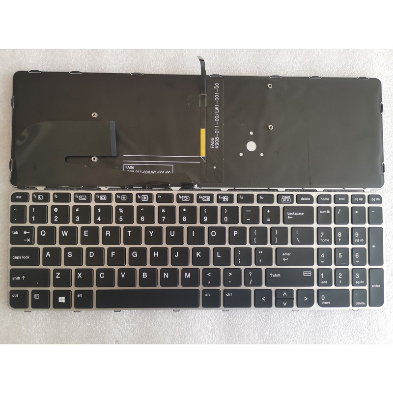 Bàn Phím Tiếng Anh Cỡ Nhỏ Dành Cho HP EliteBook 755 G3 850 G3 850 G4