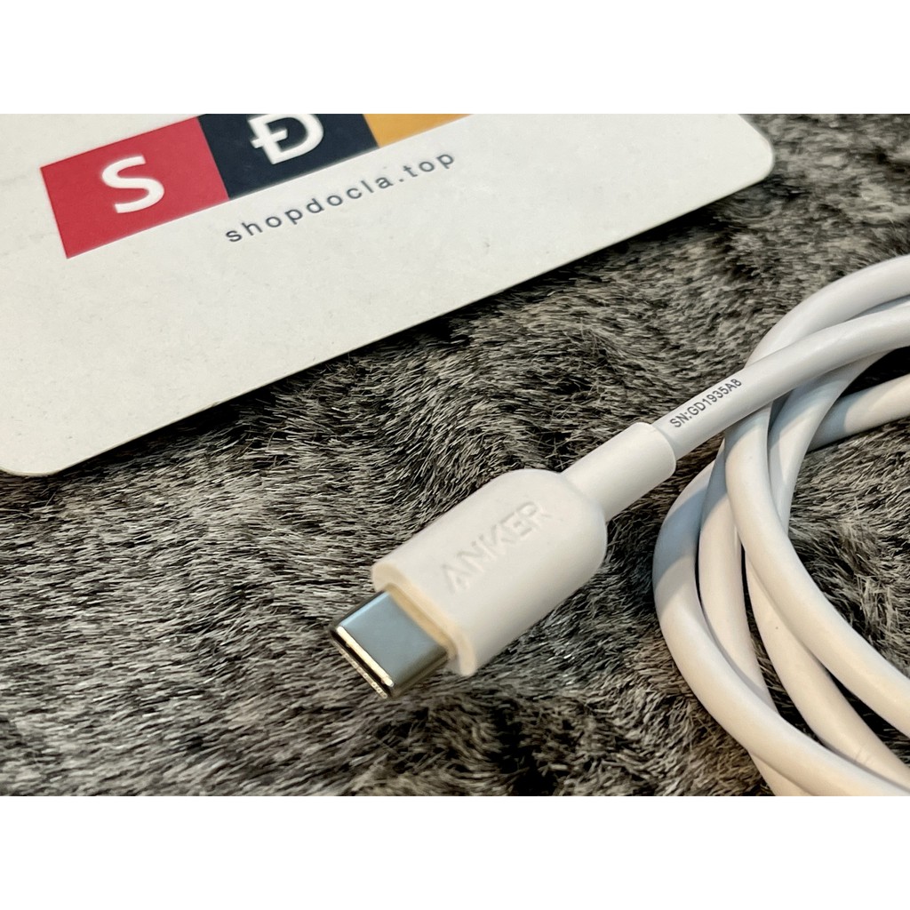 Cáp Anker PowerLine II Lightning to USB-C dài 0.9m A8632