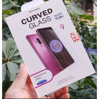 Kính cường lực full keo uv cho lg g7/ g7 thinq siêu bảo vệ