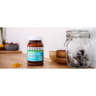 (Hạn T8/21) Bill Úc - Dầu cá không mùi Blackmores Odourless Fish Oil 1000 200 viên