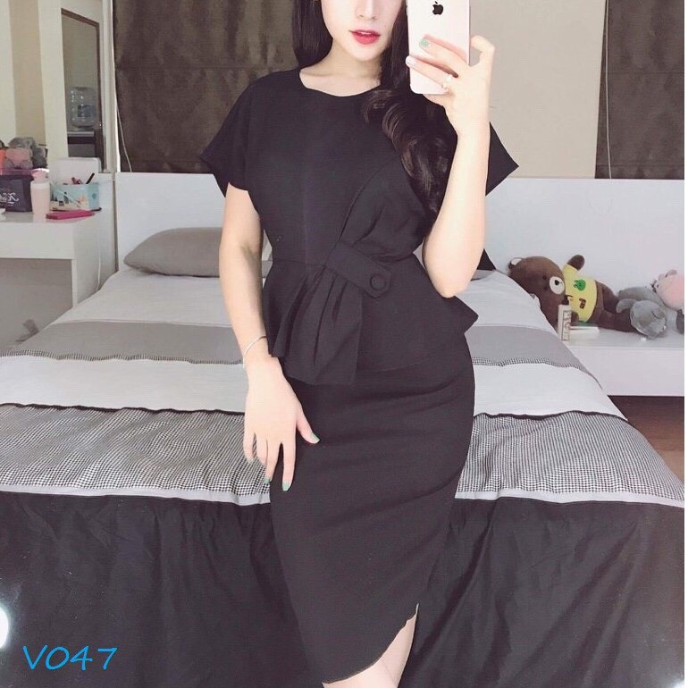 Đầm Peplum nữ cao cấp V047