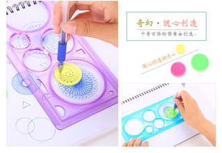 Multi-Purpose Geometric Ruler Set for Kids