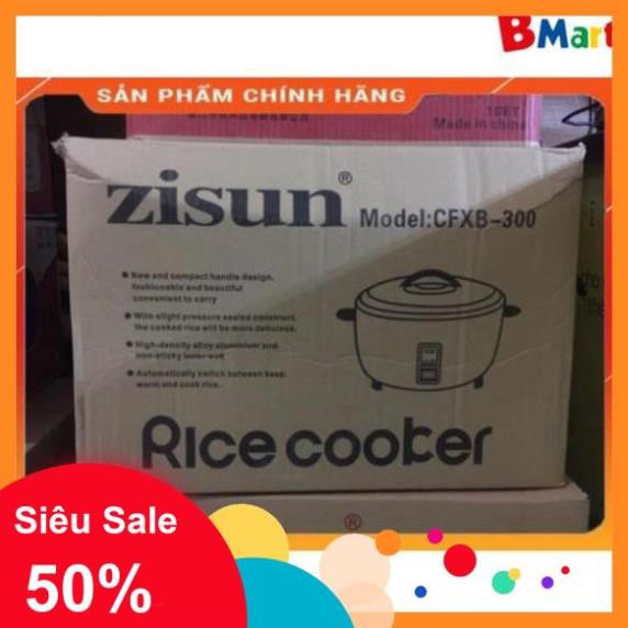 Nồi Cơm Điện Công Nghiệp Zisun 10L- 13L-20L, Hàng chính hãng - Bảo hành 12 tháng  - BM NEW