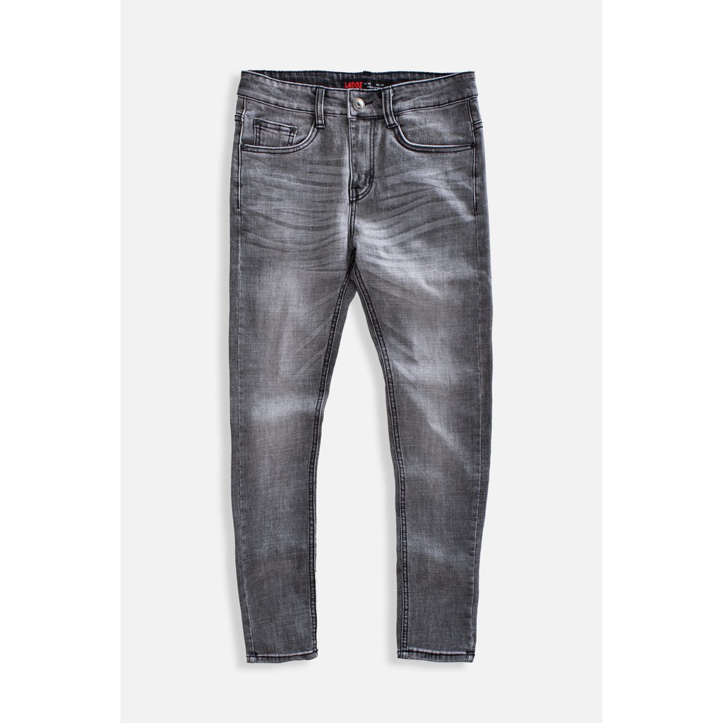 Quần Jean nam basic cao cấp LADOS - 14035 với chất vải dày dặn và co giãn tốt - Quần jean nam thiết kế đơn giản - HÀNG M