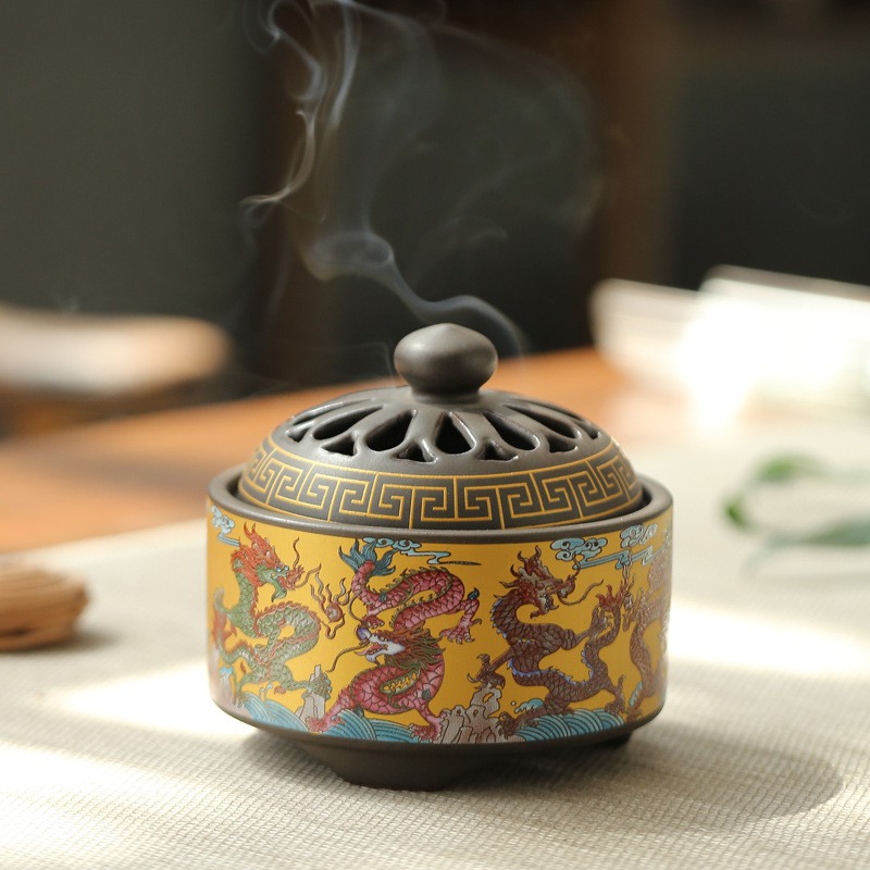 Lư hương thắp hương bằng gốm nhiều mẫu thiết kế
