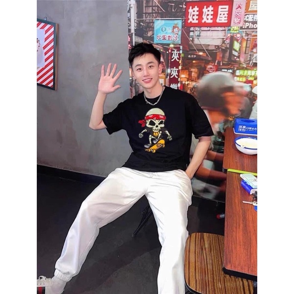 Áo thun tay lỡ DREW Xương trượt ván Hogoto shop , Áo thun unisex nam nữ form rộng oversize chất liệu Cotton | BigBuy360 - bigbuy360.vn