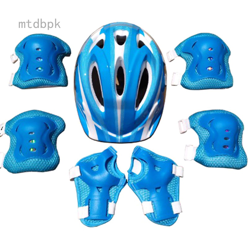 Set 7 Miếng Đệm Bảo Vệ Đầu Gối Và Khuỷu Tay Cho Bé Khi Đi Xe Đạp