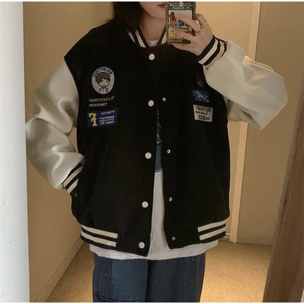 Áo Khoác Bomber Lót Nỉ Dày Cực Ấm - Áo Khoác Bóng Chày | BigBuy360 - bigbuy360.vn