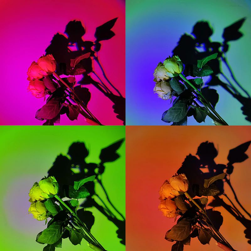 Đèn hoàng hôn 16 màu ,Đèn Sunset tiktok có điều khiển