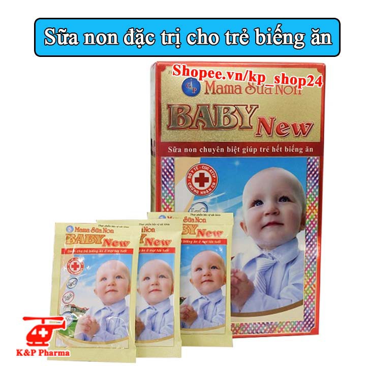 ✅ [CHÍNH HÃNG] Mama sữa non Baby New G&P France – Dùng cho trẻ biếng ăn, giúp ăn ngon, tăng sức đề kháng, hệ miễn dịch