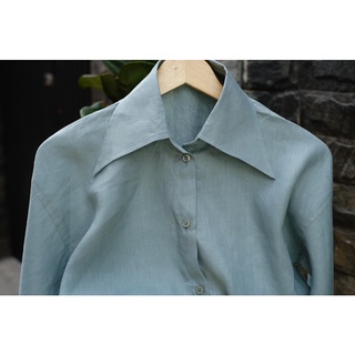 Áo sơ mi oversize chất liệu Linen