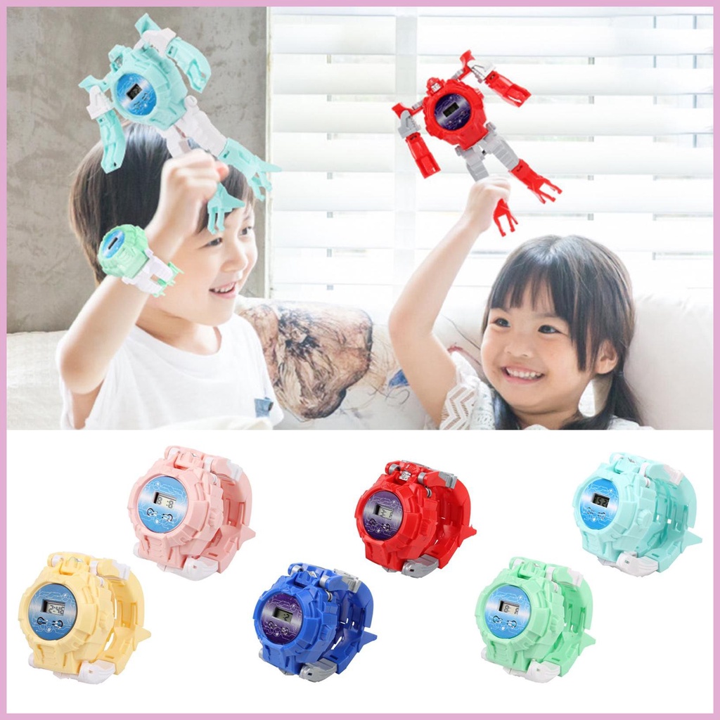 Đồng Hồ Đeo Tay Điện Tử Hình Robot Hoạt Hình shinvn shinvn Cho Bé
