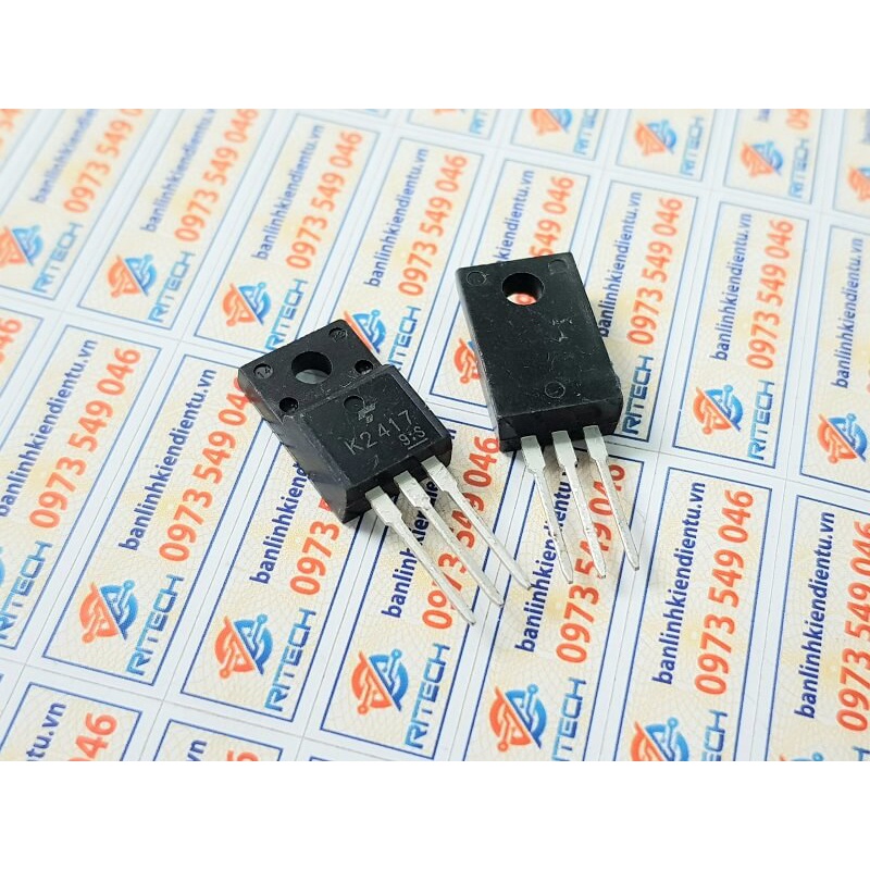 [Combo 5 chiếc] K2417 2SK2417 Mosfet Kênh-N 8A/250V TO-220