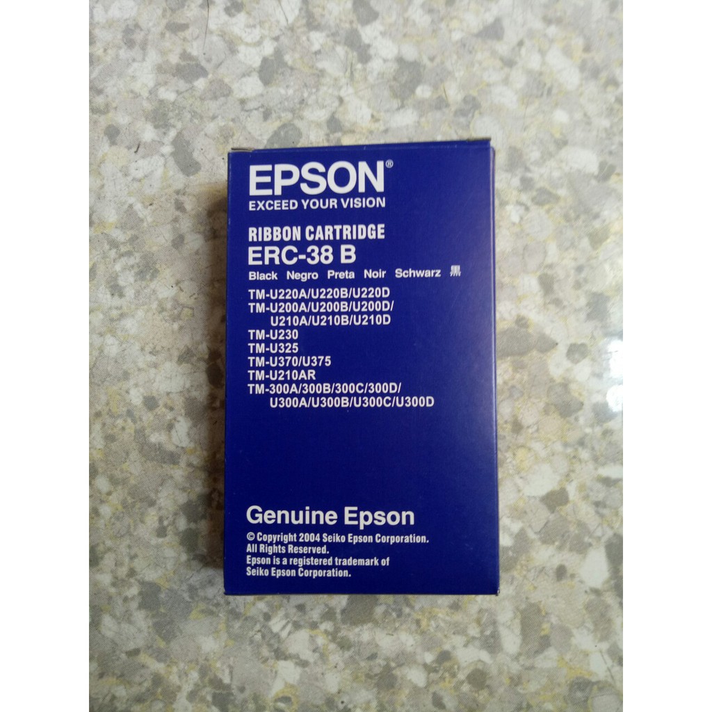 Ruy băng Epson ERC 38B (Combo 5 cái)