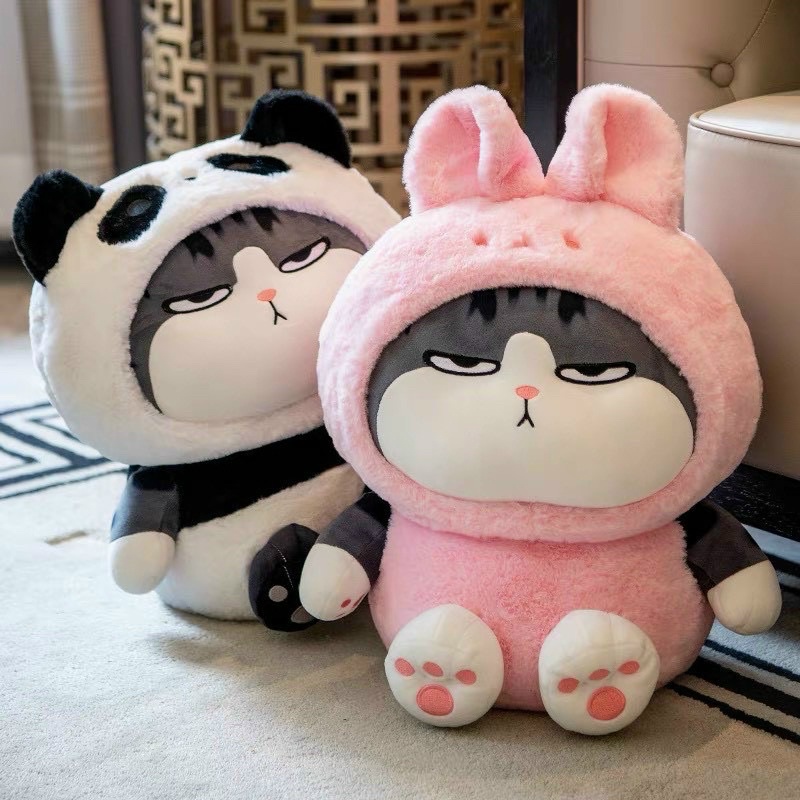 Gấu Bông Mèo Hoàng Thượng Cosplay 3 màu - Mèo Bông Cao Cấp - Xưởng Gấu Bông Việt Nam